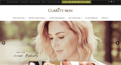 Desktop Screenshot of clarityskin.com